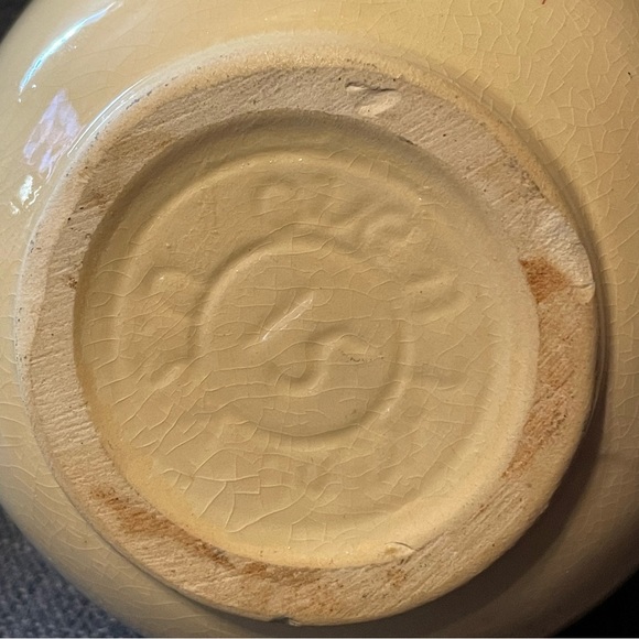 Watt Pottery Tear Drop Milk Pitcher  #15 American Red Bud Bleeding Heart USA - Picture 4 of 7